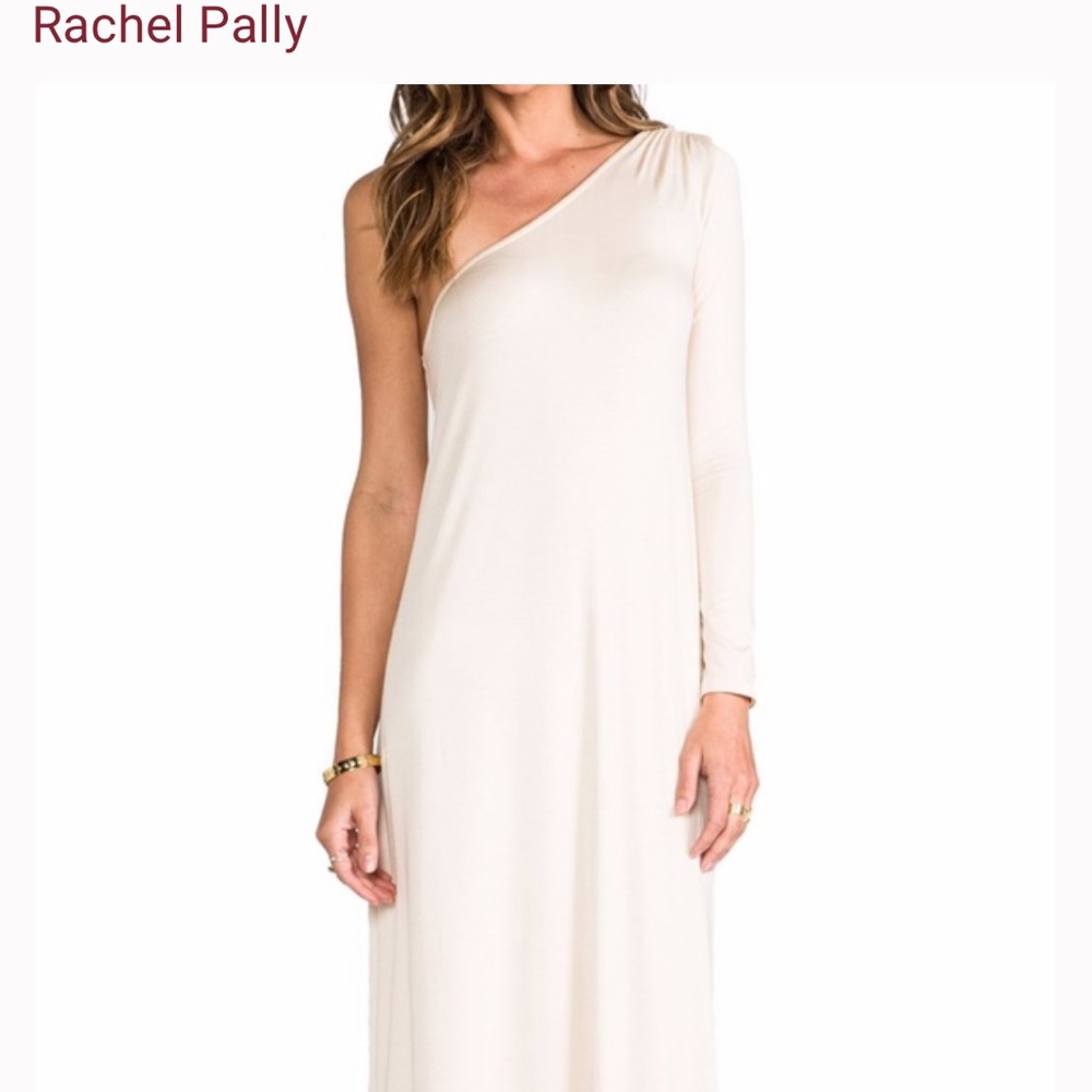 Cobalt off the shoulder Rachel Pally dress